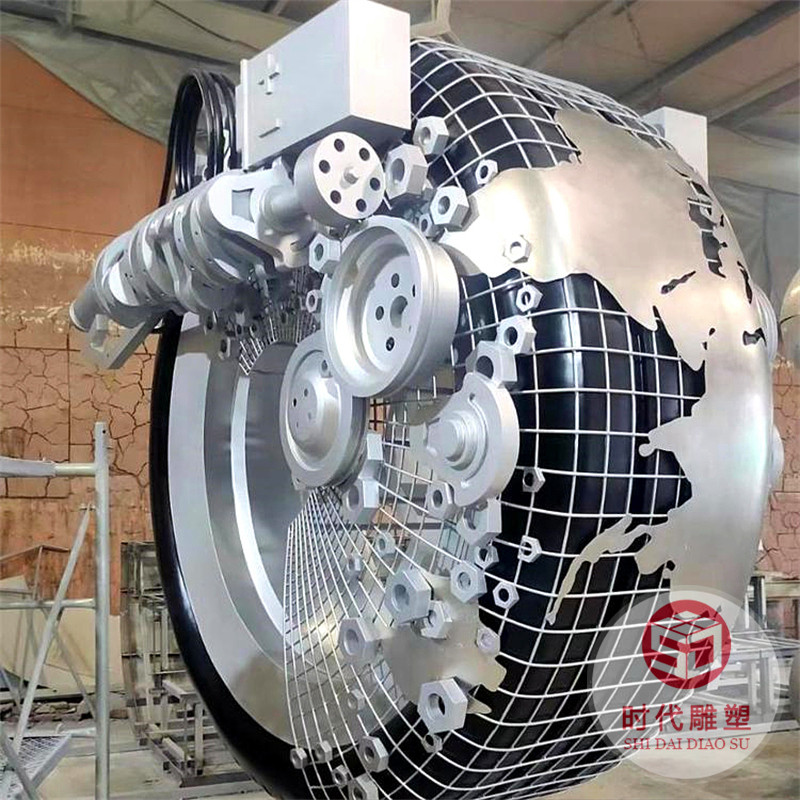 大型不銹鋼雕塑廠家定制抽象校園廣場(chǎng)地產(chǎn)水景園林現(xiàn)代金屬擺件