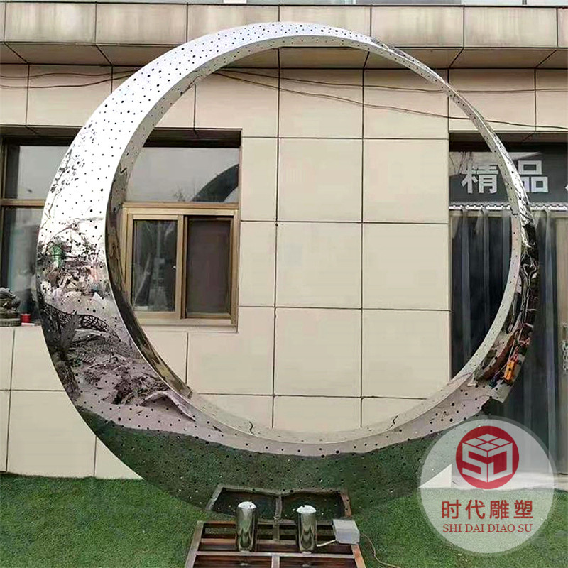 大型不銹鋼雕塑定制城市戶外廣場房地產(chǎn)校園金屬鏤空景觀創(chuàng)意雕塑