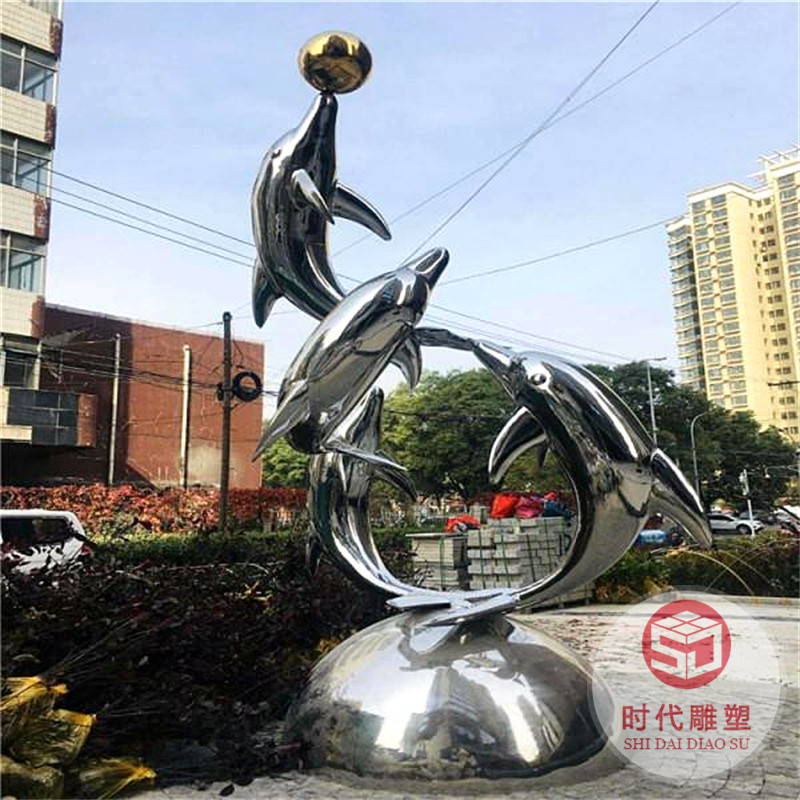 大型不銹鋼動物雕塑戶外草坪園林景觀動物藝術擺件不銹鋼卡通雕塑