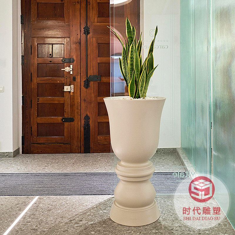 卡通小兔子花缸戶外庭院花園林別墅花盆園藝裝飾小品動(dòng)物雕塑擺件