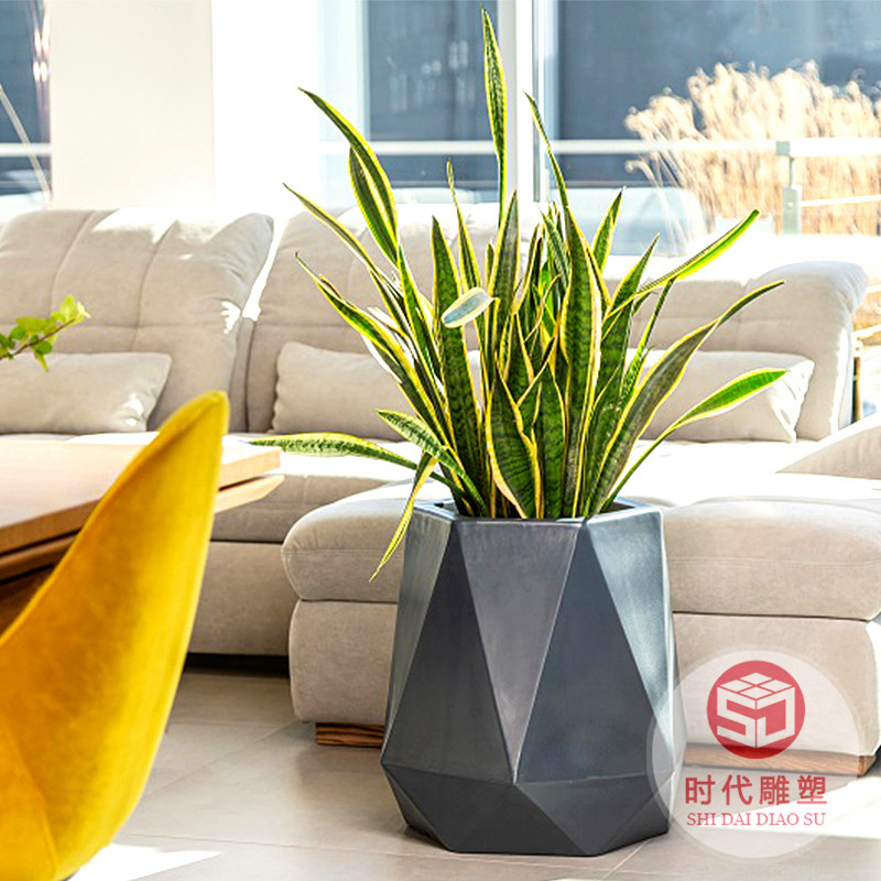 園林景觀小品卡通兔子花盆花缸雕塑戶外花園庭院裝飾別墅創(chuàng)意擺件