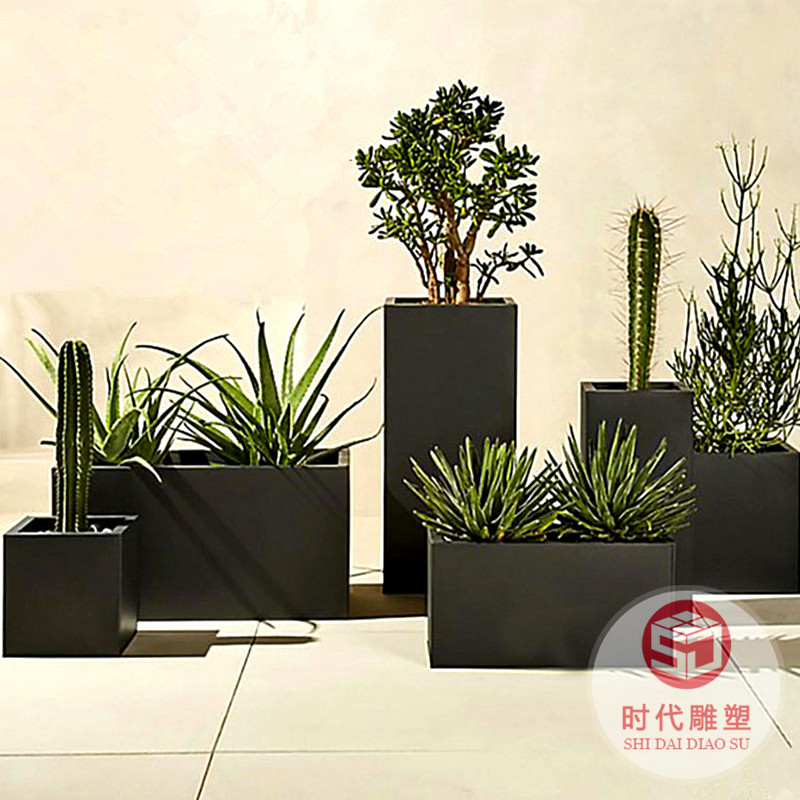 玻璃鋼花盆創(chuàng)意簡約透明玻璃花瓶水培綠蘿插花瓶客廳擺件器皿魚缸