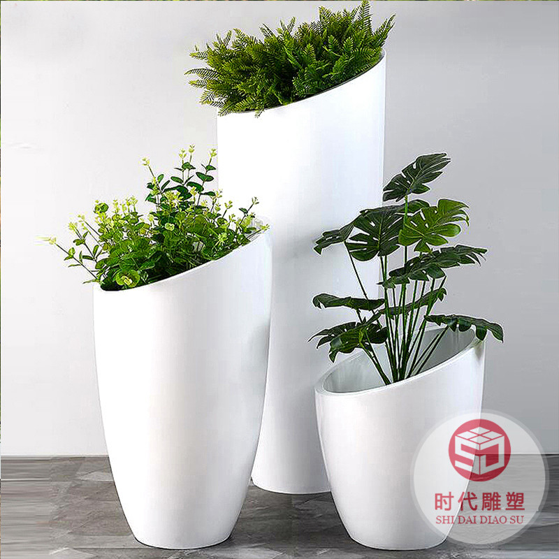 玻璃鋼花箱戶外鐵藝庭院種植箱長方形外花盆花池花壇組合圍欄訂作