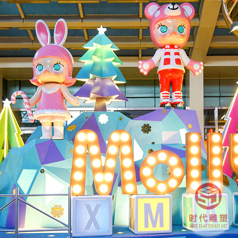 玻璃鋼卡通雕塑定制設(shè)計(jì)房地產(chǎn)草坪公園林景觀(guān)小品裝飾動(dòng)物擺件