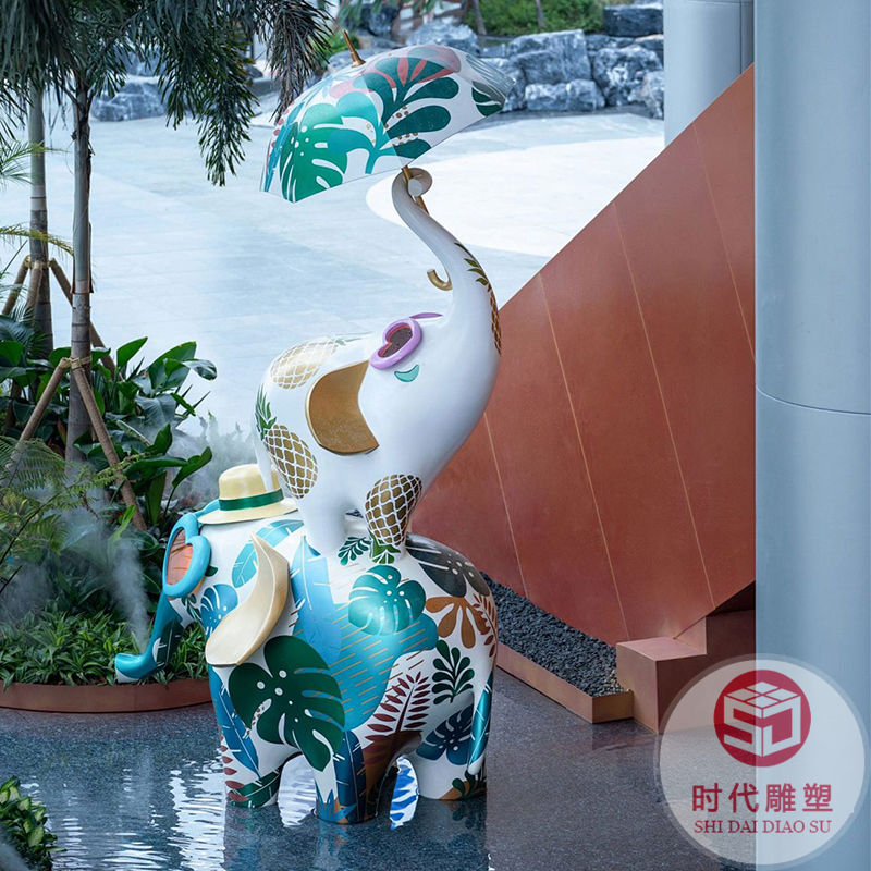 戶(hù)外大型卡通布朗熊玻璃鋼雕塑商場(chǎng)網(wǎng)紅奶茶店鋪裝飾公園美陳擺件