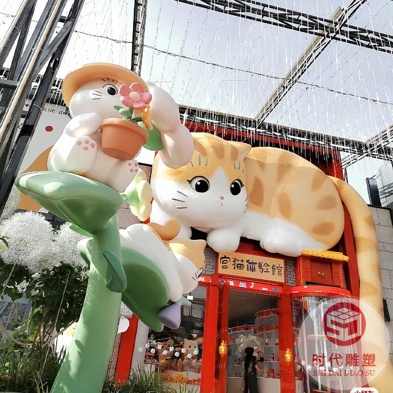 現(xiàn)貨供應(yīng)玻璃鋼雕塑室外園林廣場(chǎng)室內(nèi)商場(chǎng)大型擺件創(chuàng)意玻璃鋼雕塑