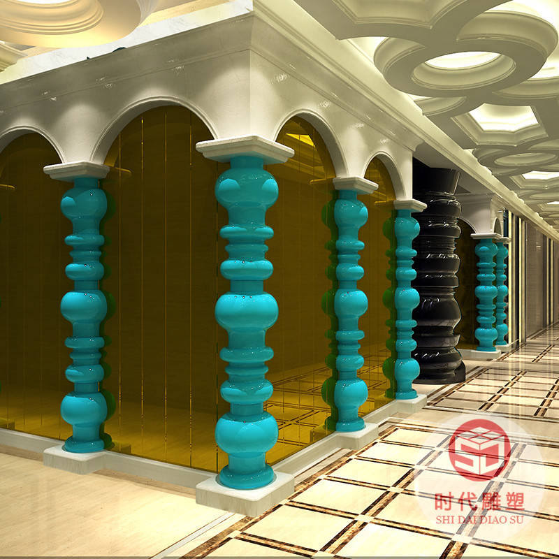 商場大型招財貓玻璃鋼擺件店鋪慶典開業(yè)落地dp點美陳裝飾雕塑定制