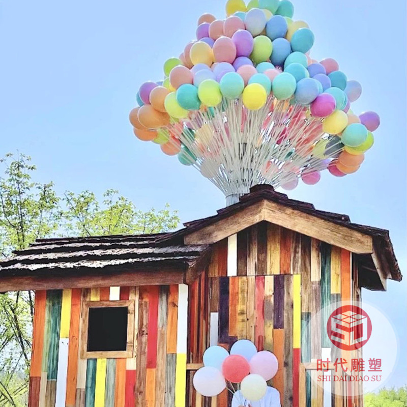 卡通雕塑定制人物商場售樓處美陳大型玻璃鋼落地裝飾網(wǎng)紅打卡擺件