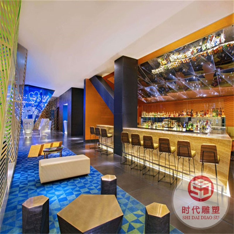 酒店大堂馬頭雕塑藝術(shù)品定制售樓處別墅大型落地擺件商業(yè)美陳裝飾