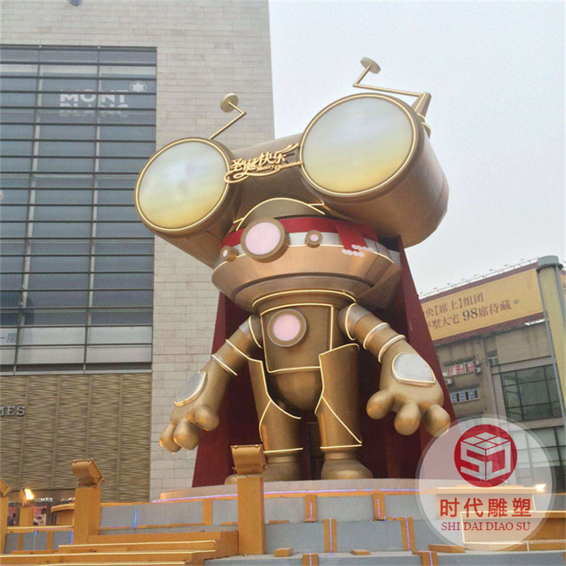 玻璃鋼卡通雕塑電影院戶(hù)外廣場(chǎng)餐廳商場(chǎng)美陳景觀擺件卡通人物雕塑