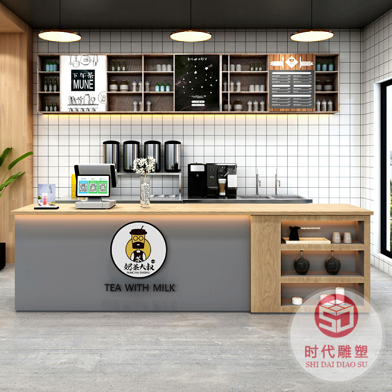 公司接待臺玻璃鋼烤漆前臺簡約現代美容院收銀臺迎賓臺吧臺可定制