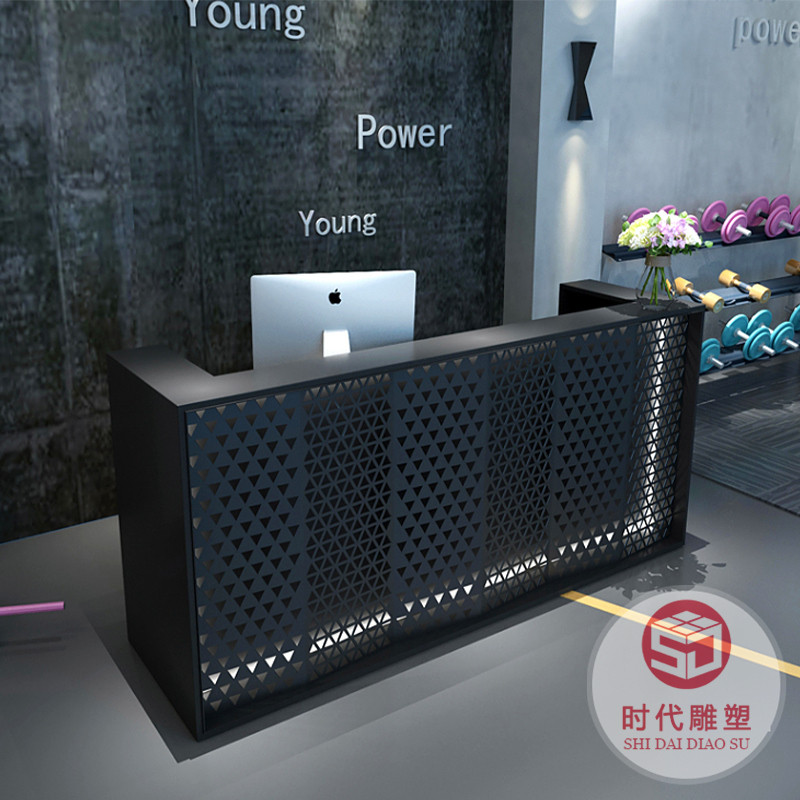 創(chuàng)意異形玻璃鋼烤漆前臺(tái)現(xiàn)代公司大堂接待臺(tái)售樓部服務(wù)臺(tái)吧臺(tái)定制