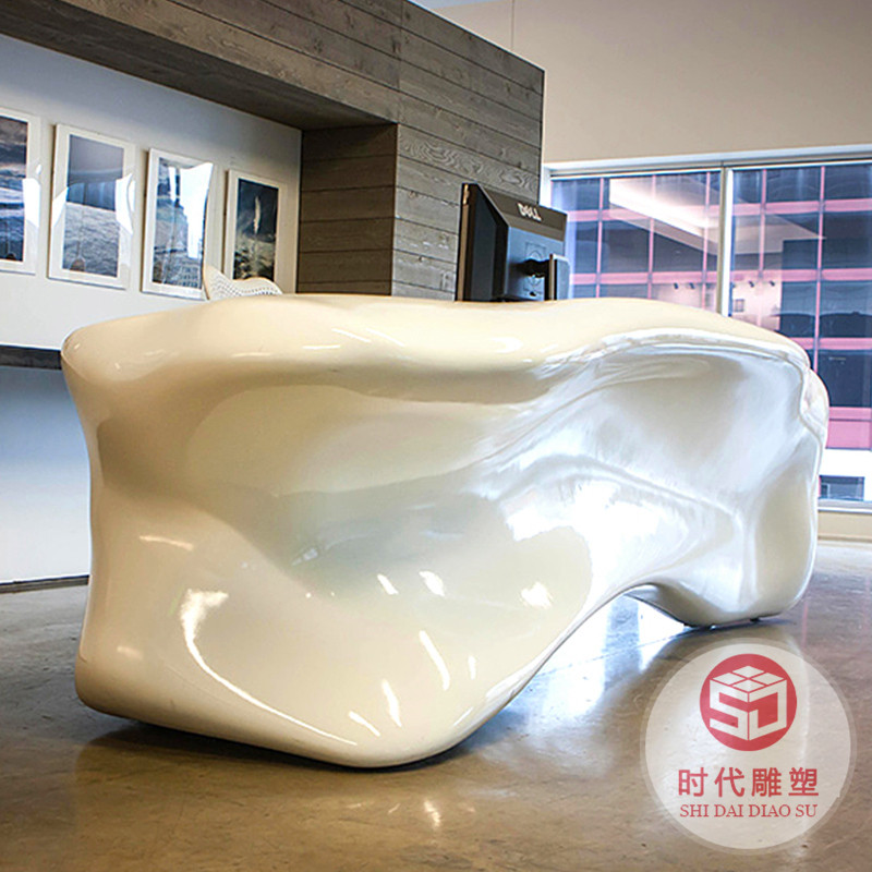 玻璃鋼創(chuàng)意車頭造型接待臺(tái)室內(nèi)大堂服務(wù)工作登記臺(tái)4S店前臺(tái)廠家