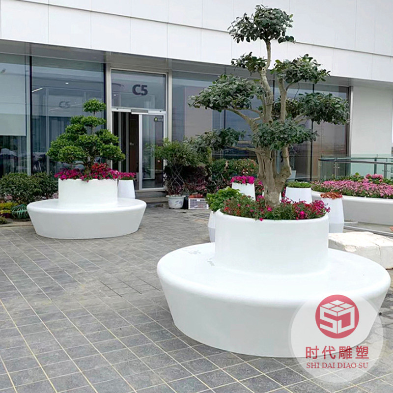 玻璃鋼花池坐凳