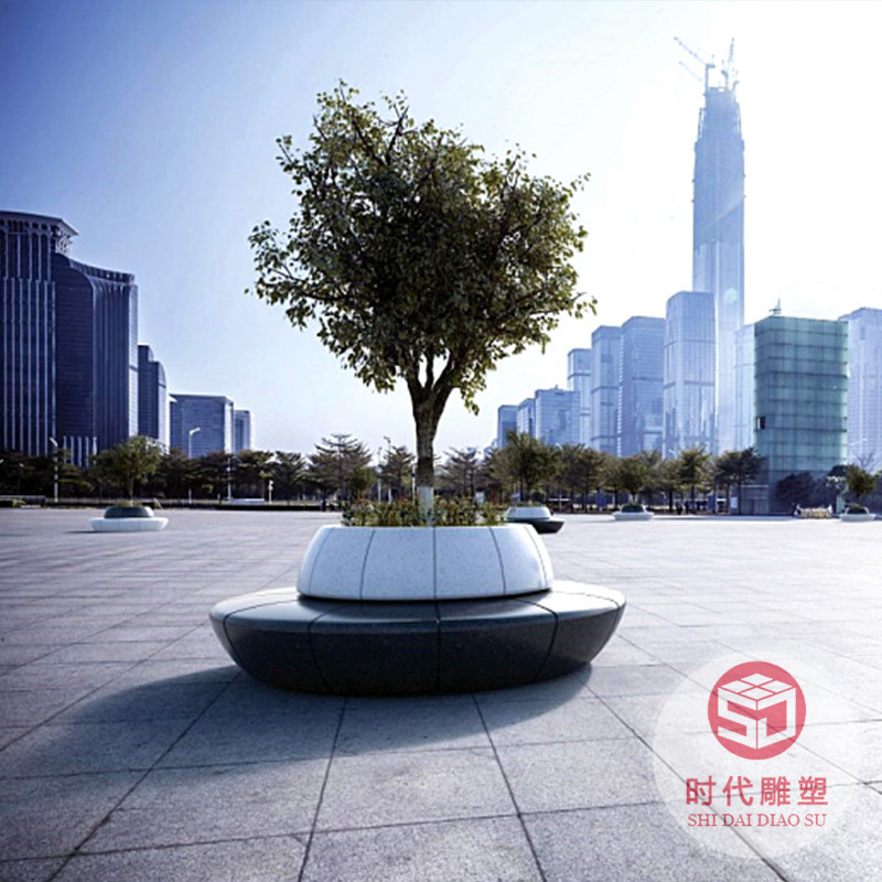 定制室內外玻璃鋼樹池坐凳異形休閑座椅園林景觀創(chuàng)意花壇商場休息
