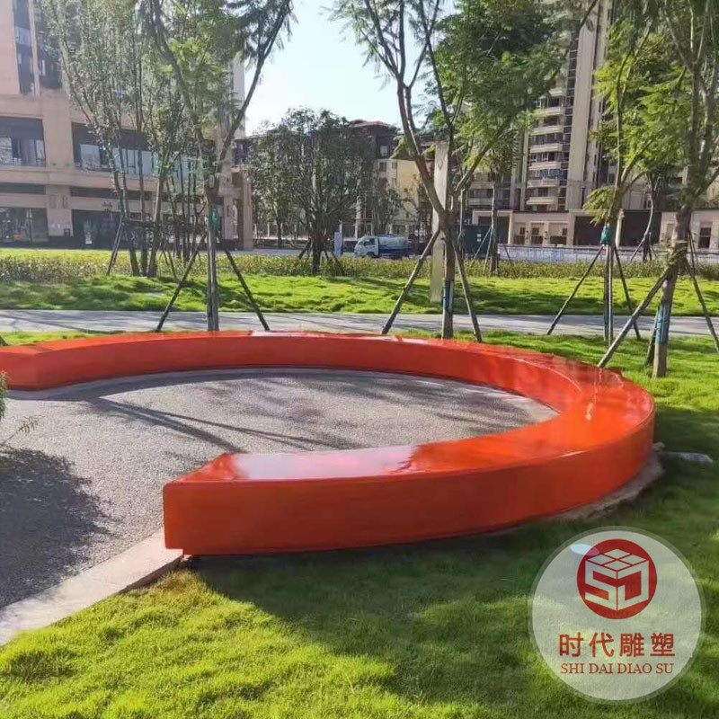小異形學(xué)校戶外公園休閑座椅區(qū)長(zhǎng)商場(chǎng)玻璃鋼樹(shù)池坐凳花池條凳廠家