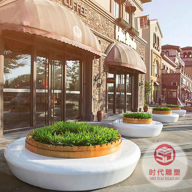 玻璃鋼樹(shù)池座椅商場(chǎng)休閑椅小區(qū)公園創(chuàng)意坐凳戶外景觀異形花壇制作