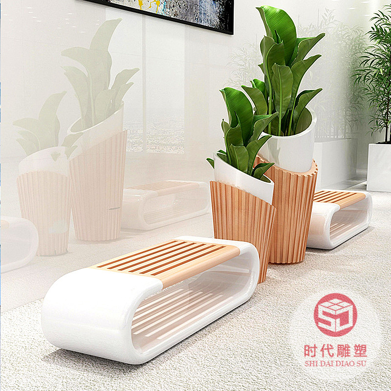 玻璃鋼座椅商場(chǎng)休閑創(chuàng)意樹林云朵椅公園庭院戶外市政樹池坐凳定制