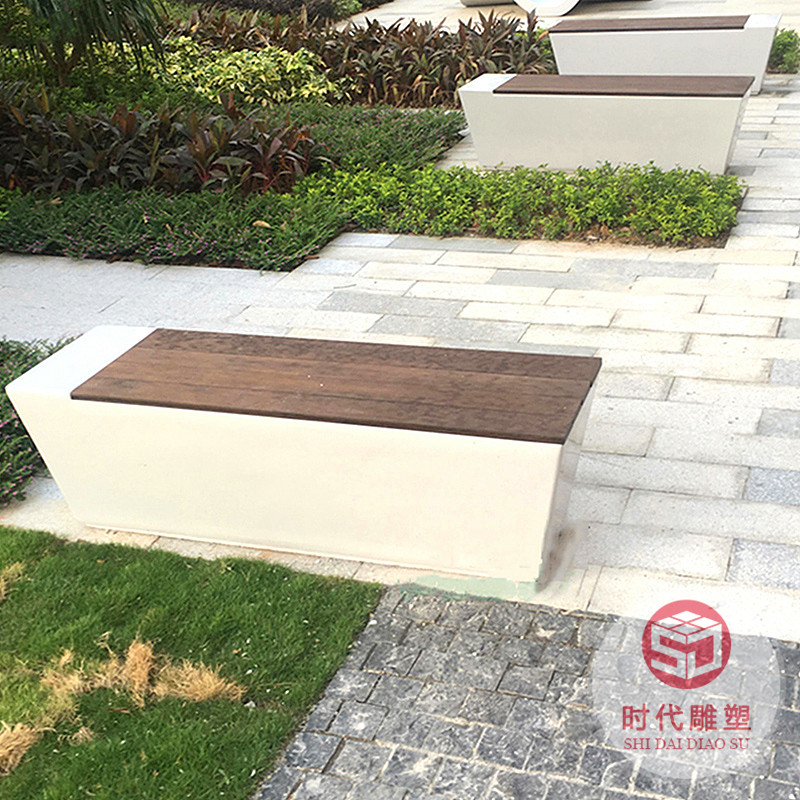 玻璃鋼樹池座椅創(chuàng)意商場(chǎng)休閑椅景觀花盆公園種植戶外園林坐凳定制