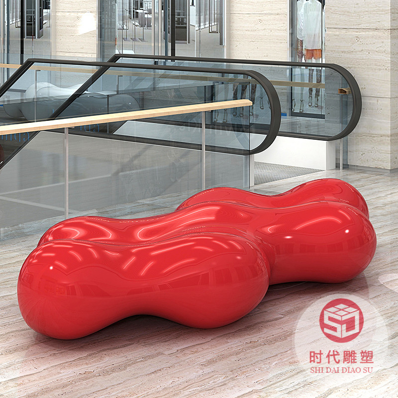 玻璃鋼長(zhǎng)條樹池坐凳定制商場(chǎng)休閑創(chuàng)意座椅戶外公園林異形花壇景觀