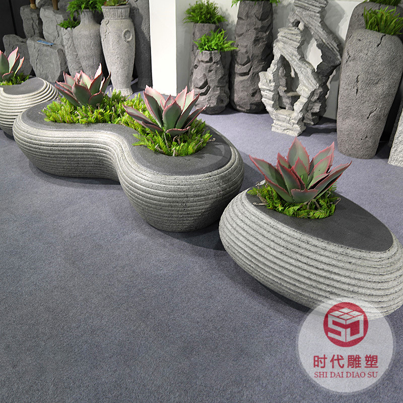 創(chuàng)意玻璃鋼休閑座椅商場扭曲麻花坐凳戶外公園廣場商業(yè)街休息長椅