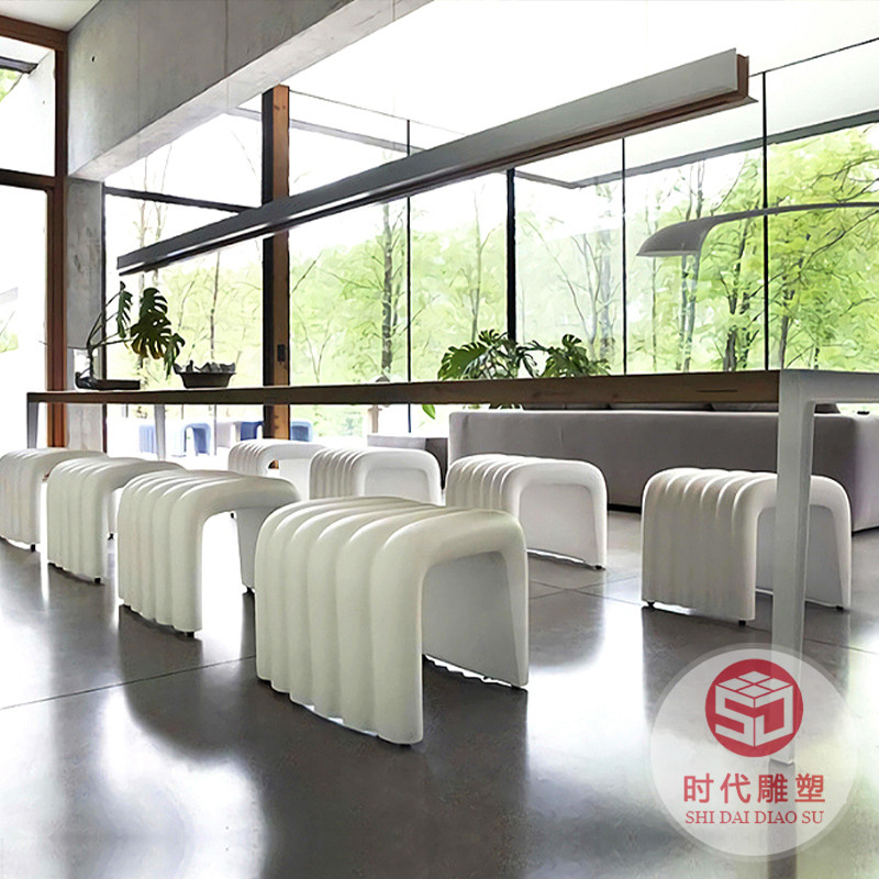 玻璃鋼商場休閑座椅創(chuàng)意字母坐凳休息等候區(qū)椅子藝術(shù)卡通兒童凳子