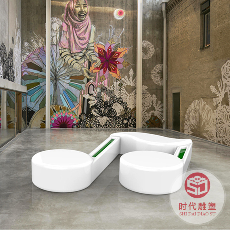 玻璃鋼座椅商場拼接組合花盆坐凳美陳戶外公共創(chuàng)意花瓣休閑椅定制