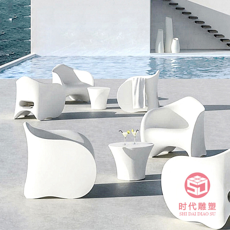 玻璃鋼戶外商場大型擺件創(chuàng)意恐龍卡通動物休閑座椅兒童凳雕塑公園