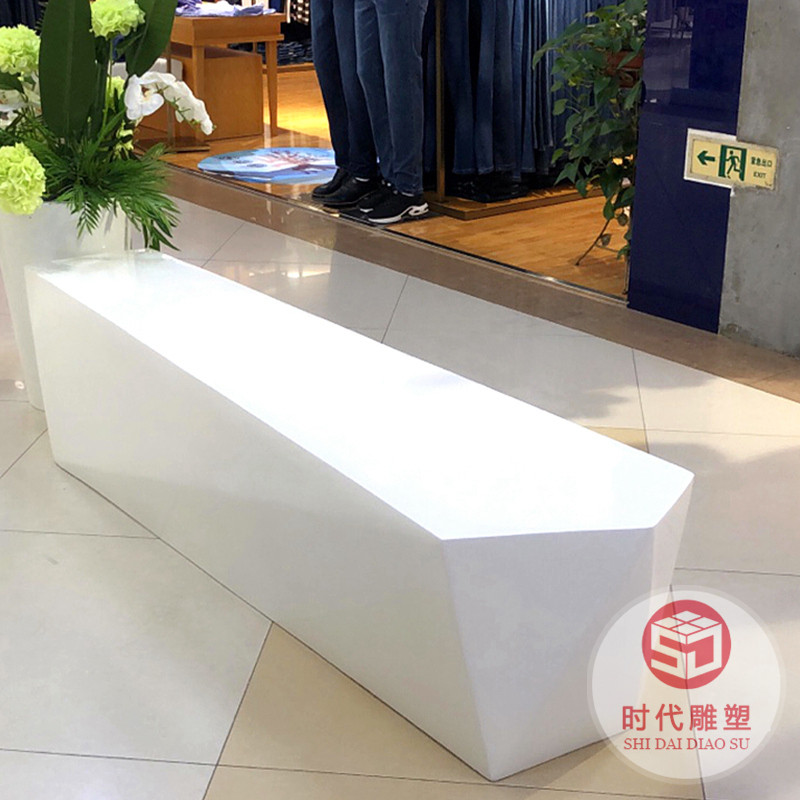 玻璃鋼座椅戶外椅子公共休息區(qū)等候區(qū)坐凳創(chuàng)意月亮型椅商場(chǎng)休閑椅