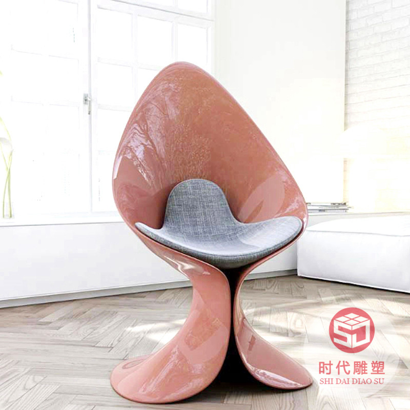 玻璃鋼休閑椅商場等候座椅商業(yè)街創(chuàng)意美陳鵝卵石坐凳戶外園區(qū)椅子